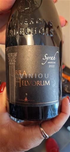 Alpes và các vùng Rhodanien Ardèche Vignerons Ardéchois Terra Helvorum Syrah 2022
