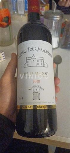 Bordéus Haut-Médoc Château Tour Marcillanet 2018