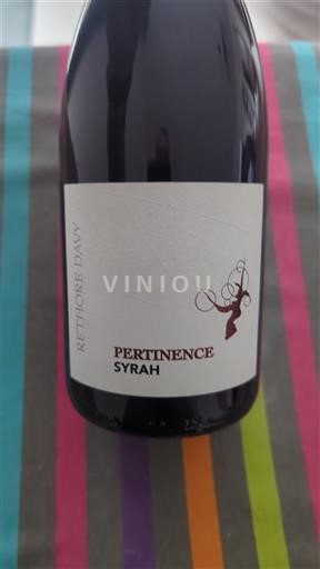 Dolina Loare Réthoré Davy Pertinence Syrah 2022