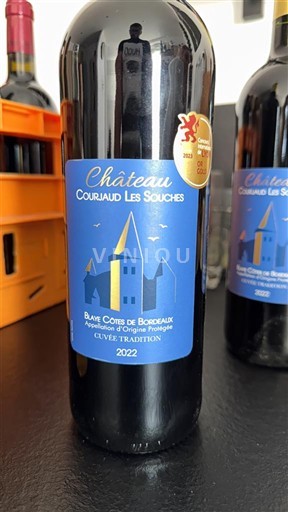 Bordeaux Blaye-Côtes-de-Bordeaux Château Courjaud Les Souches Tradition 2022