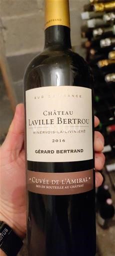 Languedoc Minervois-la-Livinière Château Laville Bertrou de l'Amiral 2016