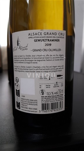 Alsazia Alsazia Grand Cru Grand Cru Viel Armand 2019