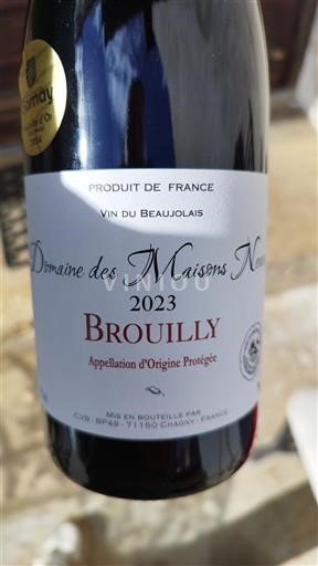 Beaujolais Brouilly Domaine Des Maisons Neuves 2023