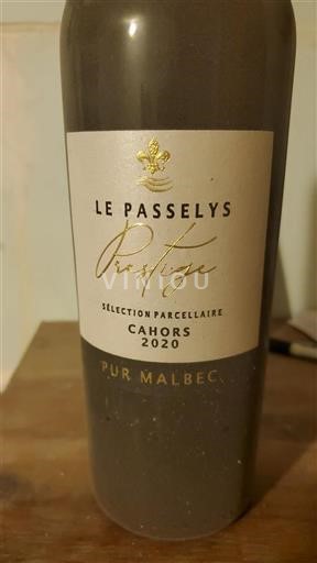 Sud-Ovest Cahors Le Passelys Prestige 2020