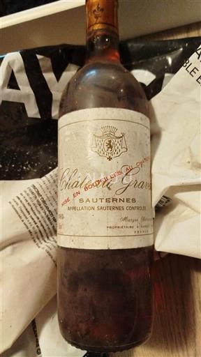 Bordeaux Sauternes Château Gravas 1981