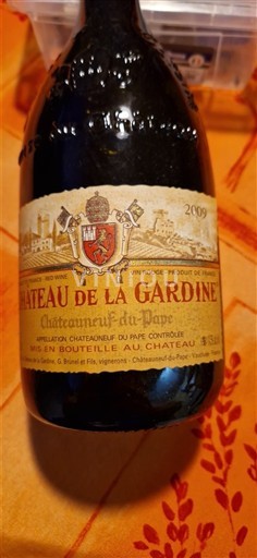 Lugina e Ronës Châteauneuf-du-Pape Château La Gardine 2009