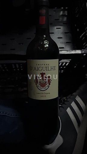 Vin Rouge sec Château Aiguilhe 2019 France Bordeaux Castillon-côtes-de-bordeaux AOC
