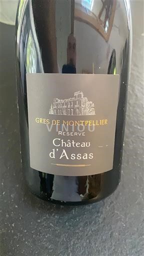 Languedoc Grès de Montpellier Château Assas Réserve 2020