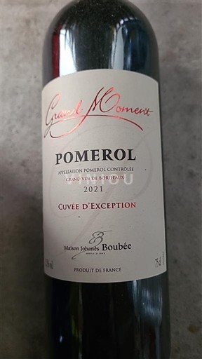 Bordeaux Pomerol Maison Johanna Boubée d'Exception 2021