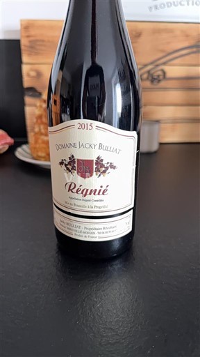 Beaujolais Régnié Domaine Jacky Billiat 2015