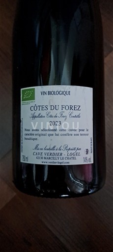 Thung lũng sông Loire Côtes-du-forez Cave Verdier-Logel 2023