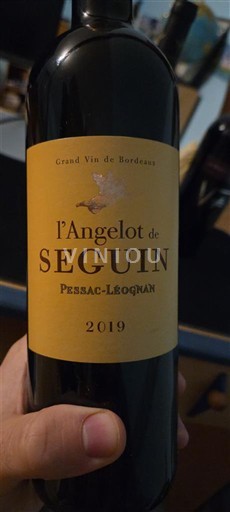 Bordeaux Pessac-Léognan Château Seguin L'Angelot de Seguin 2019