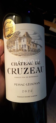Bordeaux Pessac-Léognan Château Cruzeau 2022
