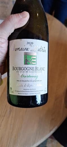 Burgundija Ni doloceno Domaine Mathevon 2020