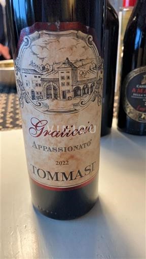 Vénétie Không được chỉ định Tommasi Graticcio Appassionato 2022