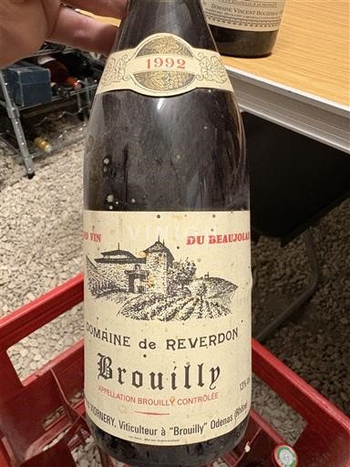 Beaujolais Brouilly Domaine Reverdon 1992