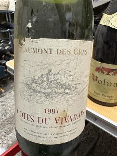 Thung lũng Rhône Côtes-du-vivarais Beaumont des Gras 1997