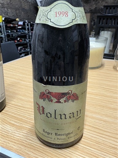 Burgundy Volnay Roger Rossignol 1998
