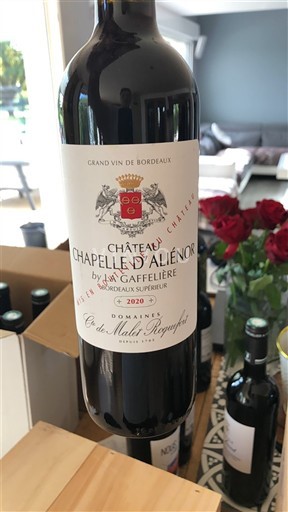 Bordeaux Bordeaux Supérieur Château Chapelle Aliénor by La Gaffelière 2020