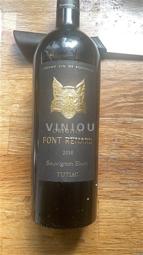 Bordeaux Tutiac Origines Font Renard 2018