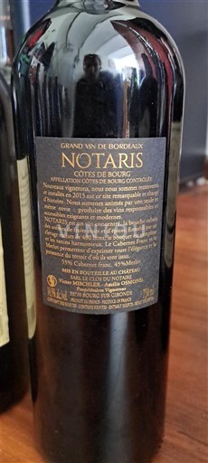 Bordeaux Côtes-de-bourg Boux Ornon Notaris 2018