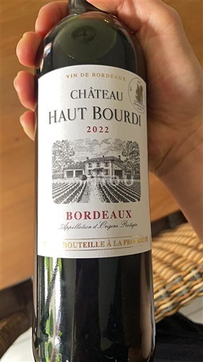 Bordeaux Château Haut Bourdi 2022