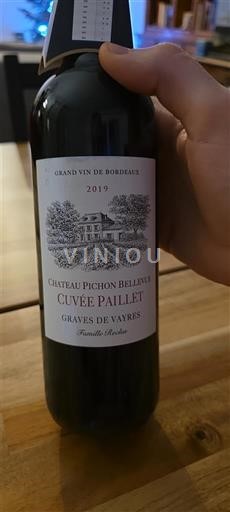 Bordeaux Graves-de-vayres Château Pichon Bellevue Paillet 2019