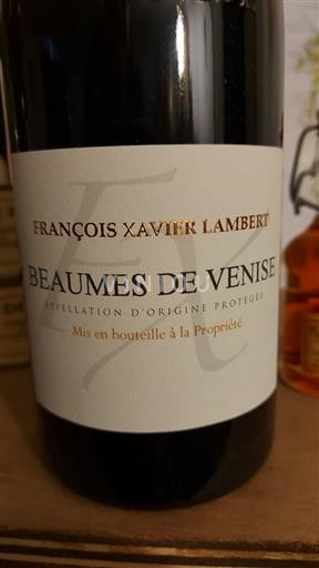 Thung lũng Rhône Beaumes de Venise François Xavier Lambert 2020
