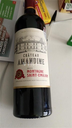 Bordeaux Montagne-Saint-Émilion Château Amandine 2021