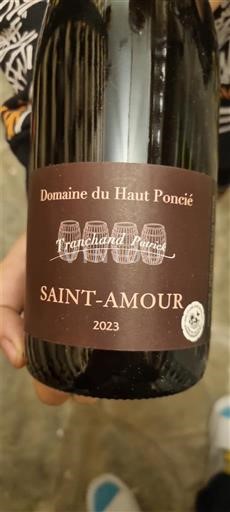 Beaujolais Saint-Amour Domaine Hautponcié Tranchand 2023