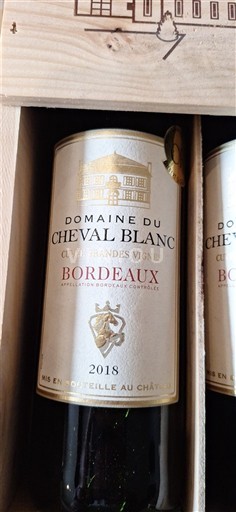 Bordeaux Domaine Cheval Blanc Grandes Vignes 2018