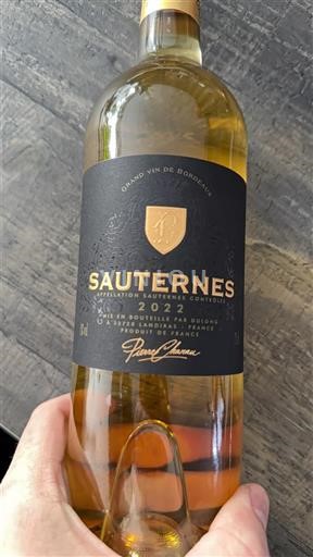 Bordeaux Sauternes Pierre Chanau 2022