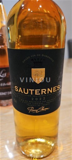 Бордо Сотерн Pierre Chanau 2022