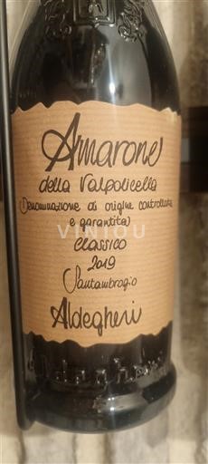 Vénétie Valpolicella Aldegheri Santambrogio 2019