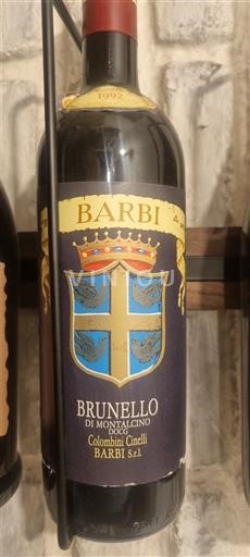 Toscana Brunello di Montalcino Barbi 1992