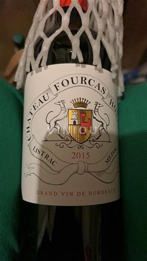 Bordeaux Listrac-Médoc Château Fourcas Hostein 2015