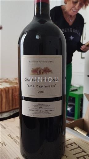 Bordeaux Không được chỉ định Château Francs Les Cerisiers 2018