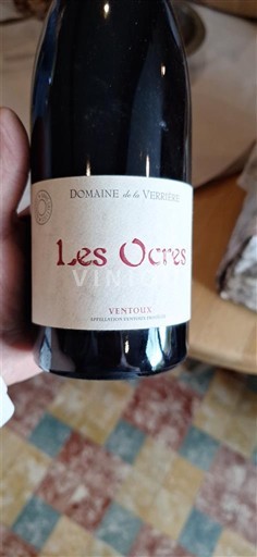 Valle del Ródano Ventoux Domaine La Verrière Les Ocres 2020