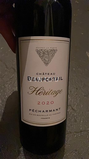 Tây Nam Pécharmant Château Beauportail Héritage 2020