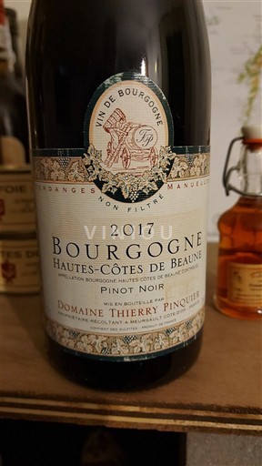 Borgogna Hautes Côtes de Beaune Domaine Thierry Pinquier 2017