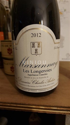 Borgogna Marsannay Domaine Charles Audoin Les Longeroies 2012