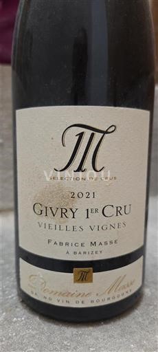 Borgogna Non specificato Premier Cru Domaine Masse Vieilles Vignes 2021