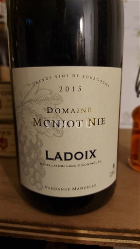 Borgoña Ladoix Domaine Moniot Nie 2015