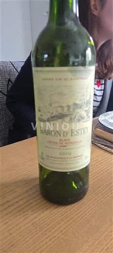 Bordeaux Côtes-de-bourg Baron Estey 2009