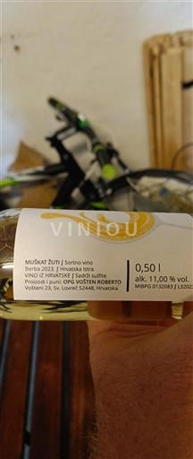Istria Không được chỉ định OPG Vošten Roberto Muškat Žuti 2023