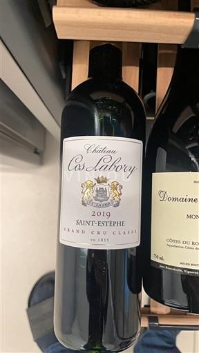 Burdeos Saint-Estèphe Grand Cru Classé Château Cos Labory 2019