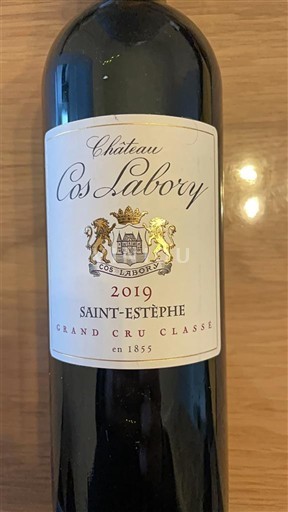 Bordeaux Saint-Estèphe Grand Cru Classé Château Cos Labory 2019