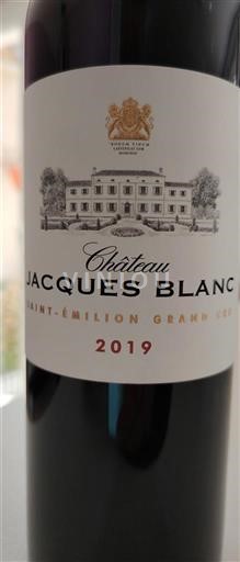 Bordeaux Saint-Émilion Grand Cru Château Jacques Blanc 2019