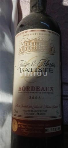 Bordeaux Julien & Martin Batiste 2008