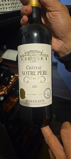 Bordeaux Château Notre Père 2021